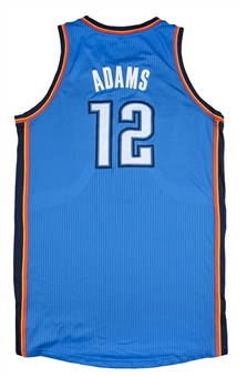 2013-14 Steven Adams Game Used Oklahoma City Thunder Blue Road Jersey Used on 11/14/2013 (NBA/MeiGray)